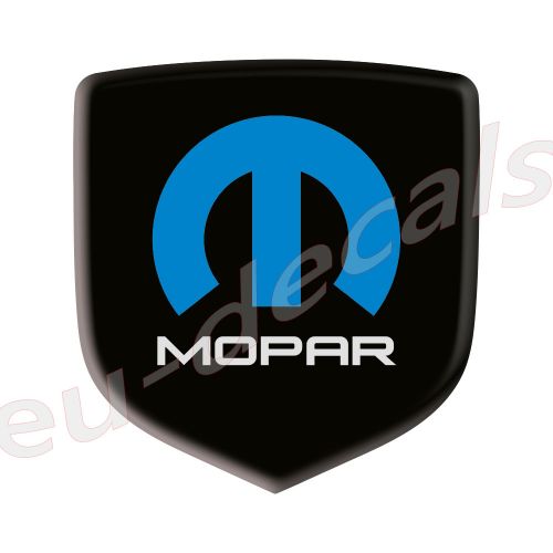 3D Black-Blue MOPAR Steering Wheel Decal 05-10 Dodge Car 3D Black-Blue MOPAR Steering Wheel Decal 05-10 Dodge Car